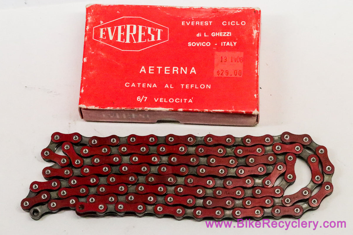 NIB/NOS Everest Aeterna Chain: Red - 114L - 1/2 x 3/32" - 1970's 1980's - RARE