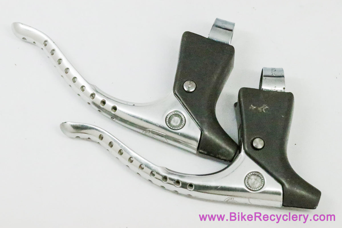 Campagnolo Super Record Brake Levers: #4062 - Brown GUM Hoods (Near Mint+)
