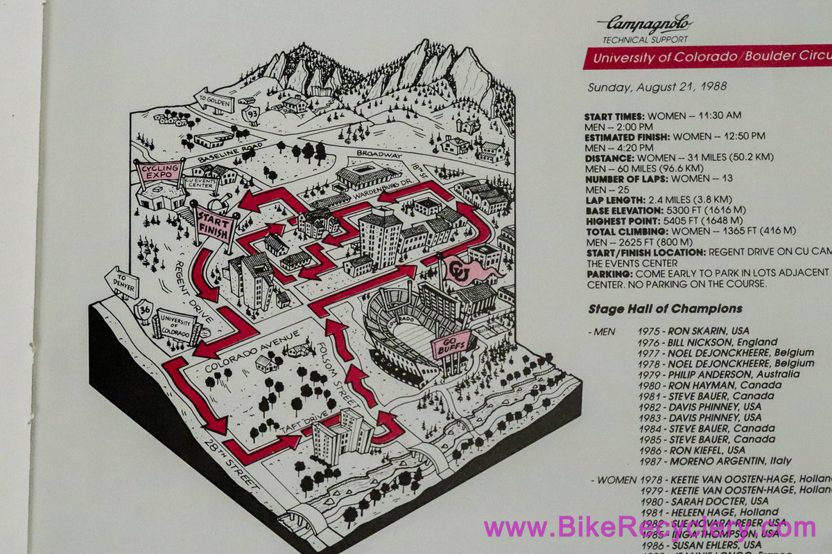 Winning Bicycle Racing Illustrated Magazine LOT: 1983-1985 - Lemond Moser Kelly Boyer Fignon + Coors Classic Map
