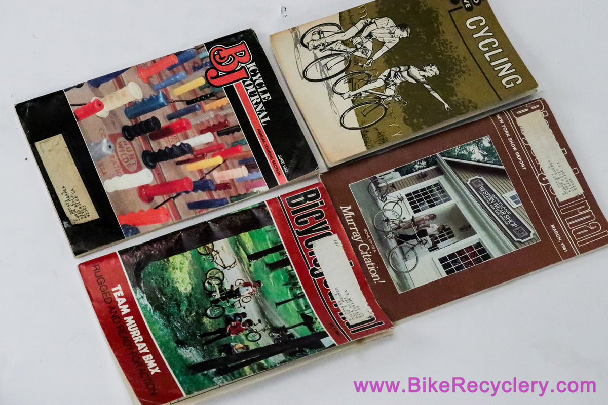 Bicycle Journal LOT: 1981-1982 - Team Murray BMX - VDC Bottom Bracket - Hunte Wilde - NYC Show - Old School BMX