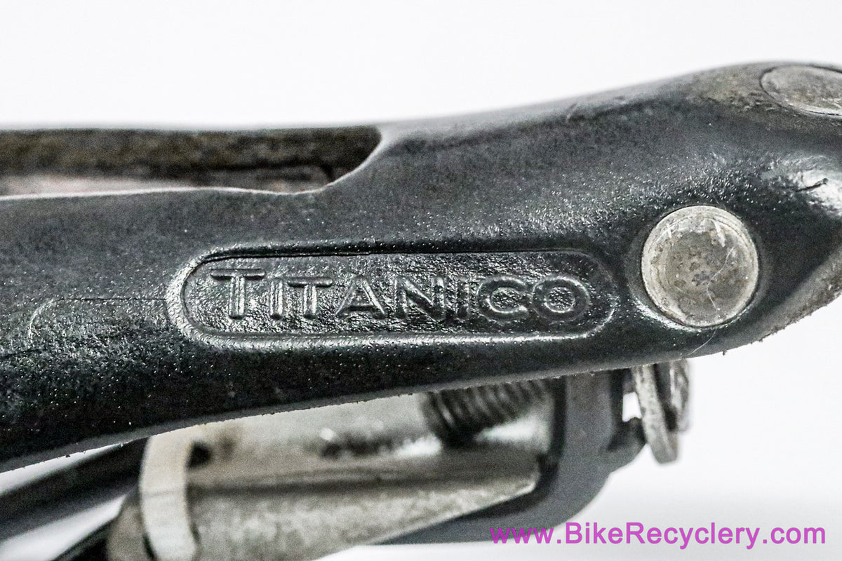 Selle Anatomica Titanico Leather Saddle: Black (Tension Bolt Issue, for parts Or Repair)
