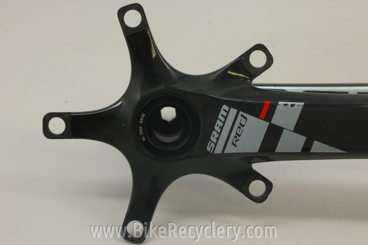 Sram Red BB30 Crankset: 172.5mm 130mm BCD 10 Speed