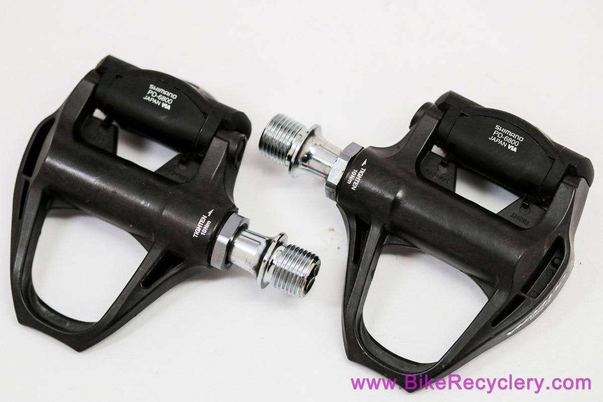 Shimano Ultegra PD-6800 SPD-SL Pedals: Black (<100 mi Near MINT+)