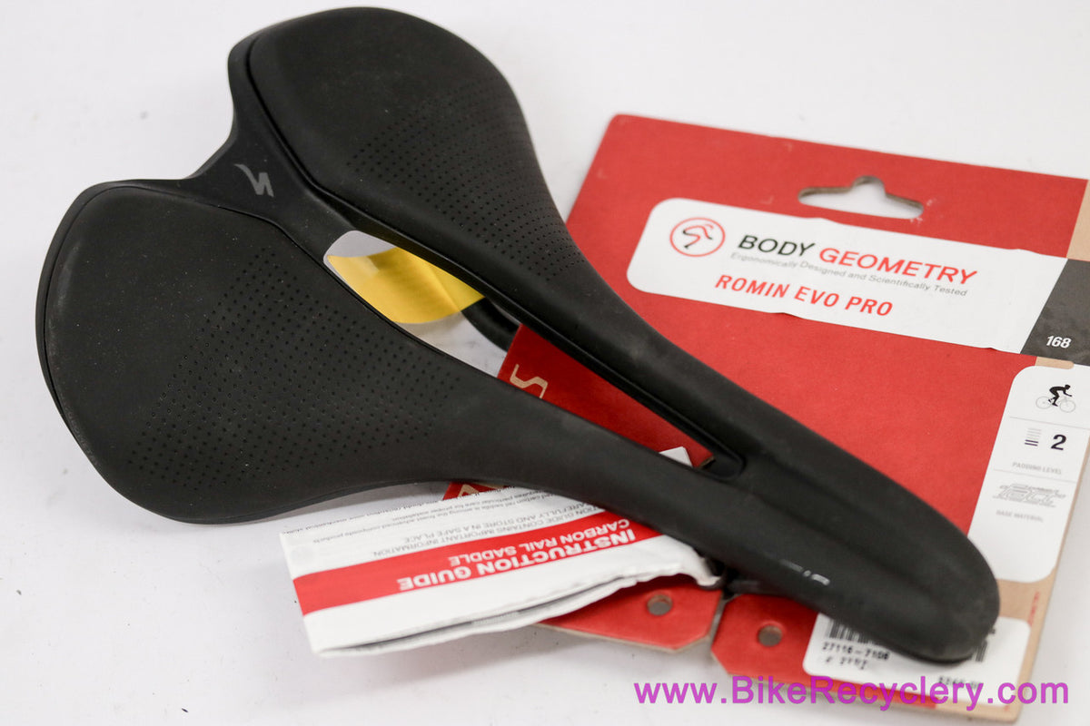 Specialized Romin Evo Pro Gel Carbon Saddle: 168mm - Black (NEW)