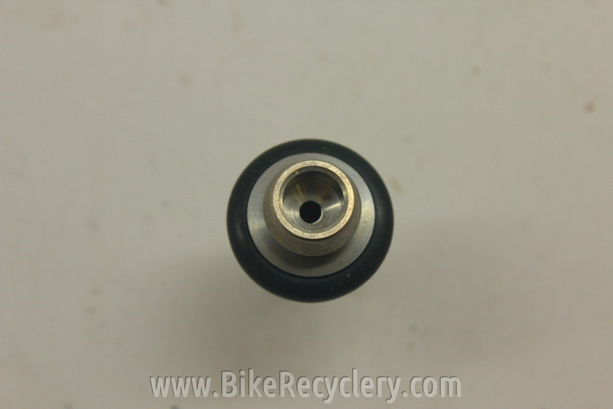 Campagnolo Brake Barrel Adjusters! Titanium w/ Black O-Rings, 5g (Pair)