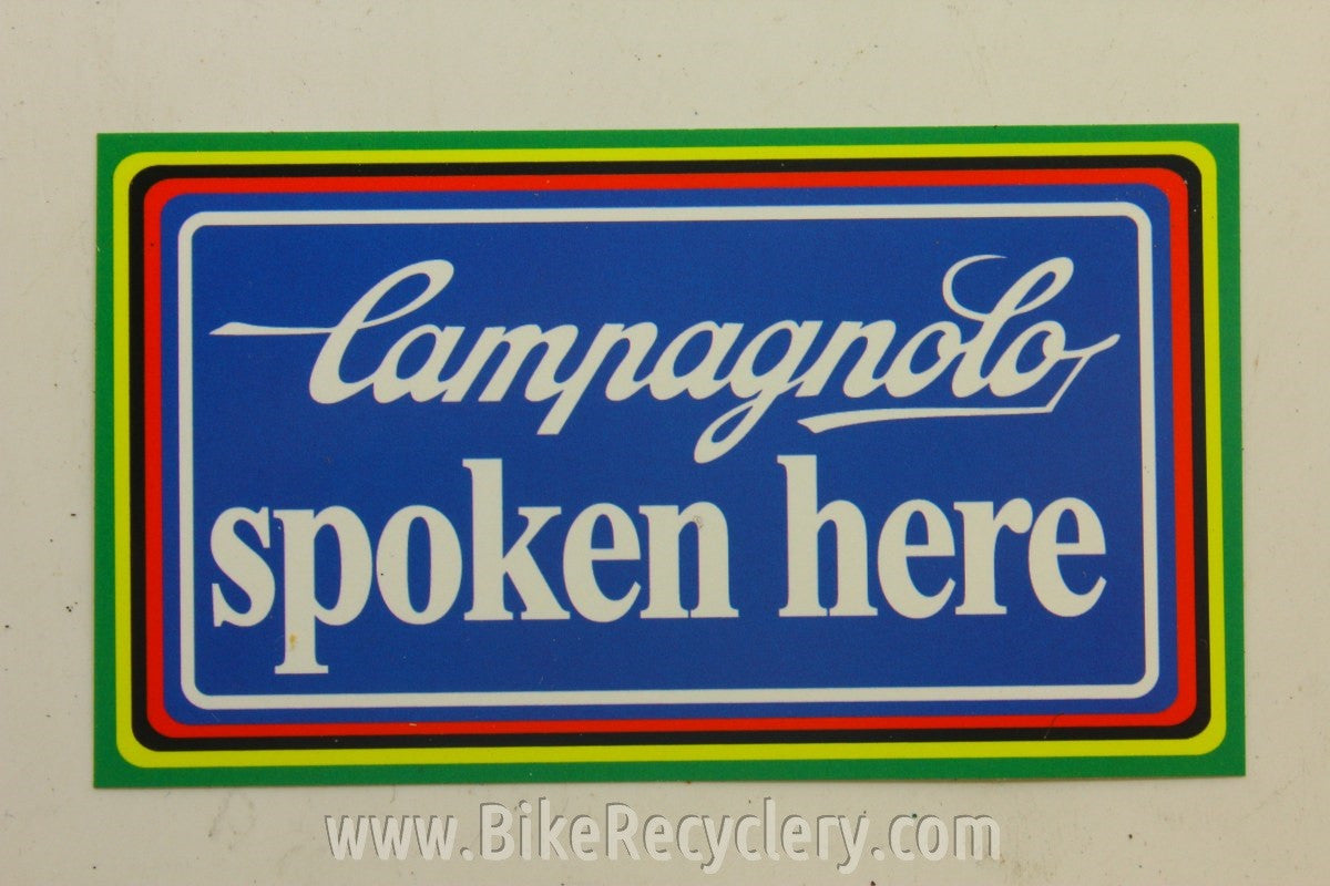 Campagnolo Spoken Here Stickers!