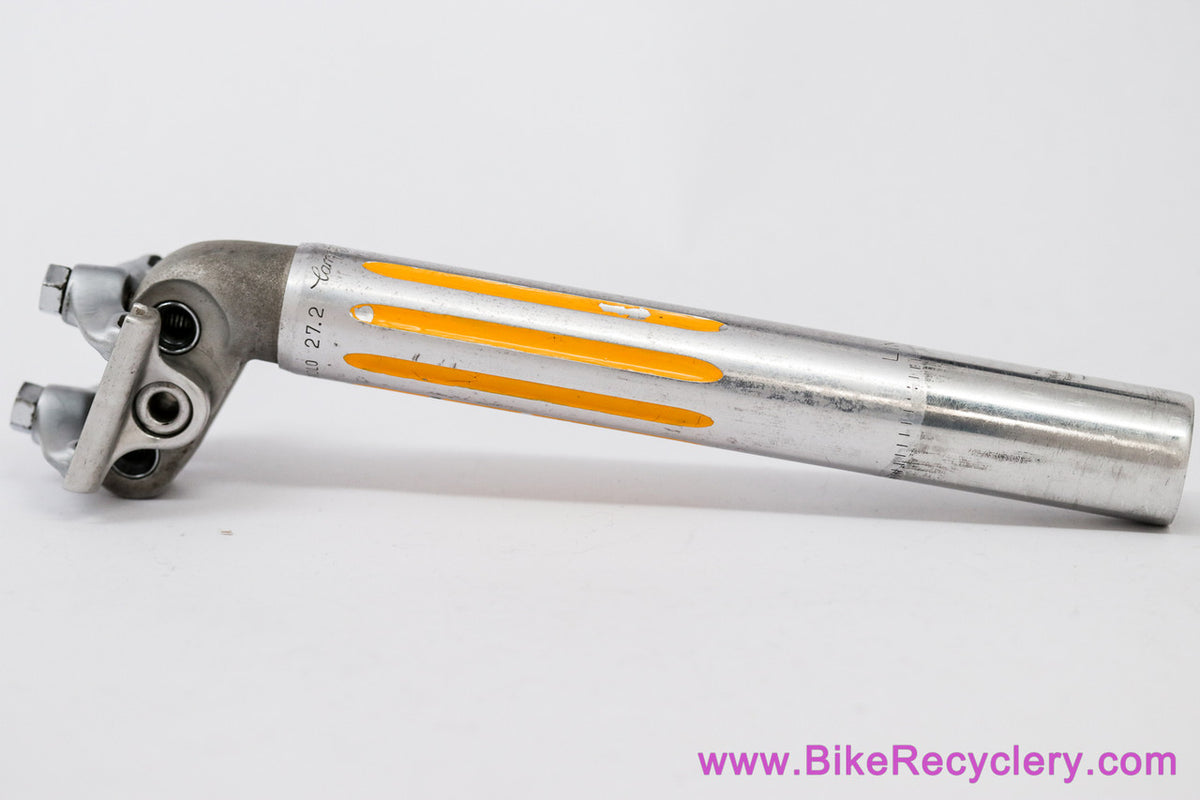 1st Gen Campagnolo Super Record 2-Bolt Fluted Seatpost: 27.2mm - 1970's - Alloy Ears (EXC)