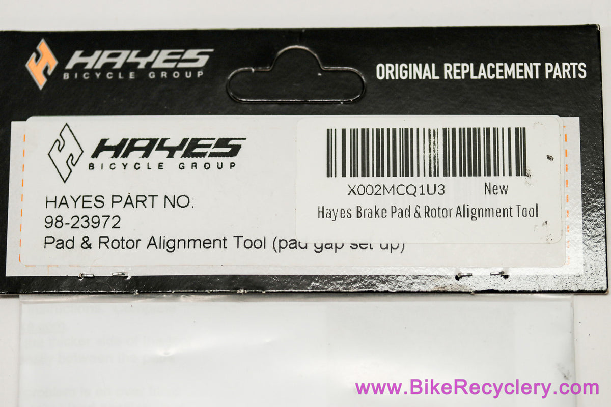 Hayes Feel'R Gauge: Easily Centers Disc Brake Pads (NEW)