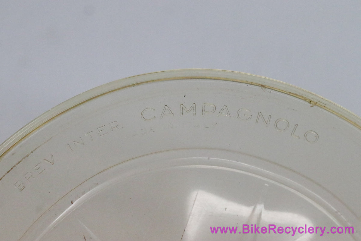 Campagnolo Spoke Protector: Plastic + Alloy Flange (EXC)