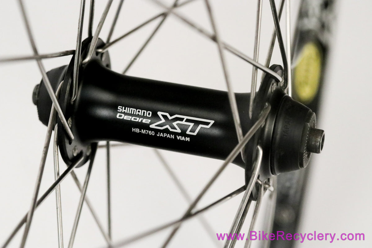 Mavic XC 717 / XT HB-M760 Rim Brake 26" FRONT Wheel: 32H - Black (EXC+)