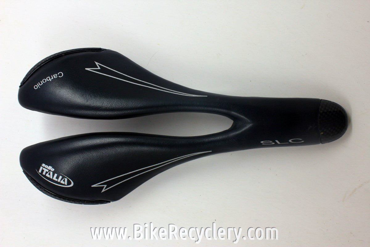 NEW Selle Italia SLC Carbonino Saddle: Carbon/Ti rails, Large Cutout, 186g Ned Overend