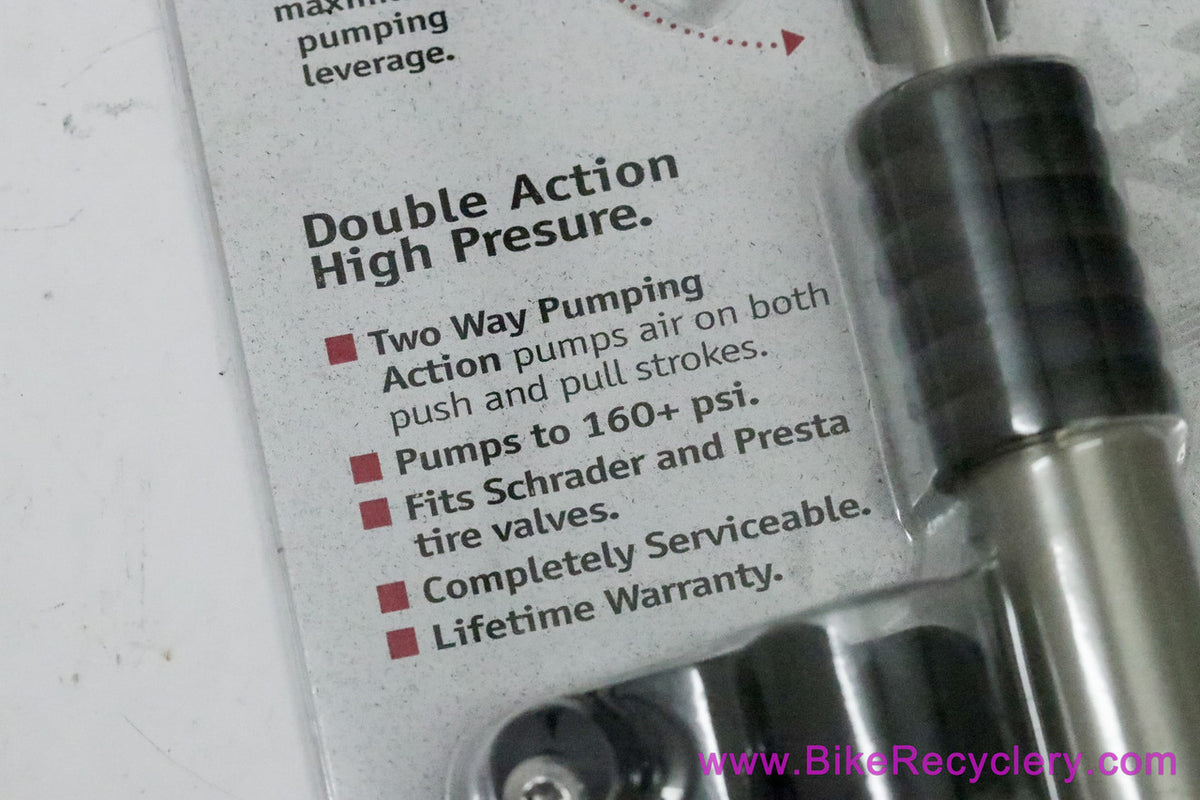 Blackburn AS-1 AirStik Mini Pump: Dual Action (NEW)