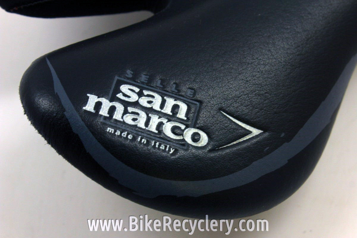 San Marco Aspide Racing Glamour Women's Saddle: 156mm, Titanox Near Mint