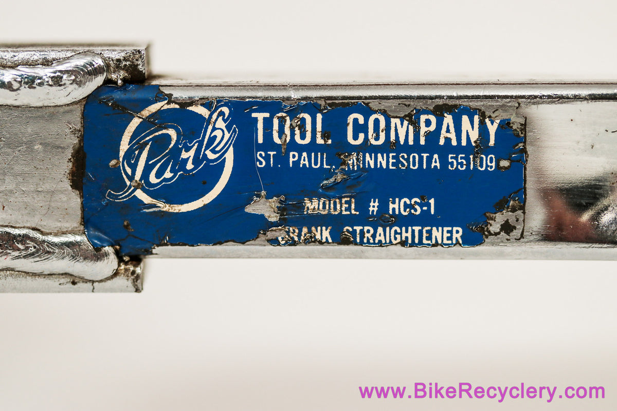 Park Tool HCS-1 Crank Arm Straightener: RARE Bending Tool!
