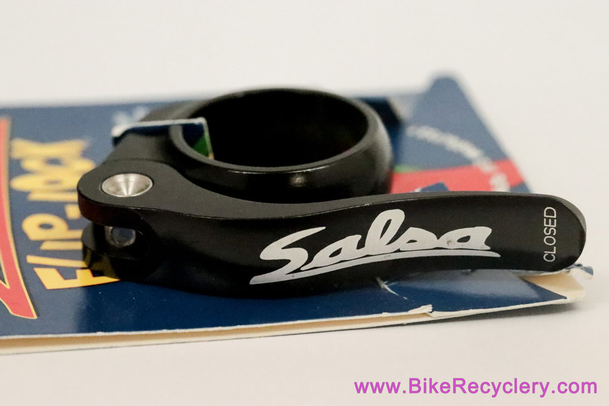 Salsa Flip Lock Seatpost Collar & QR: 32mm - Black (NEW)