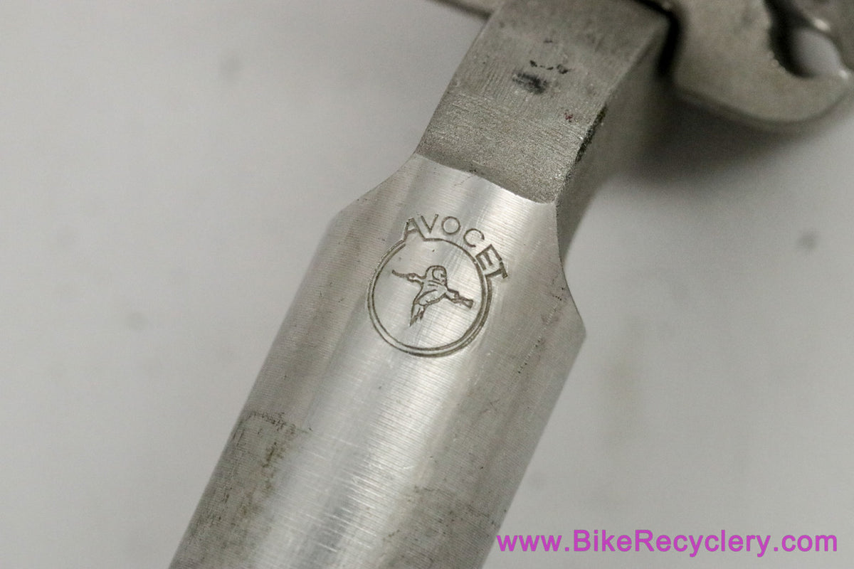 Avocet Seatpost. 27.0mm - Non-Fluted - 25mm Setback - Two Bolt Spring Loaded - Vintage 1980's (EXC)