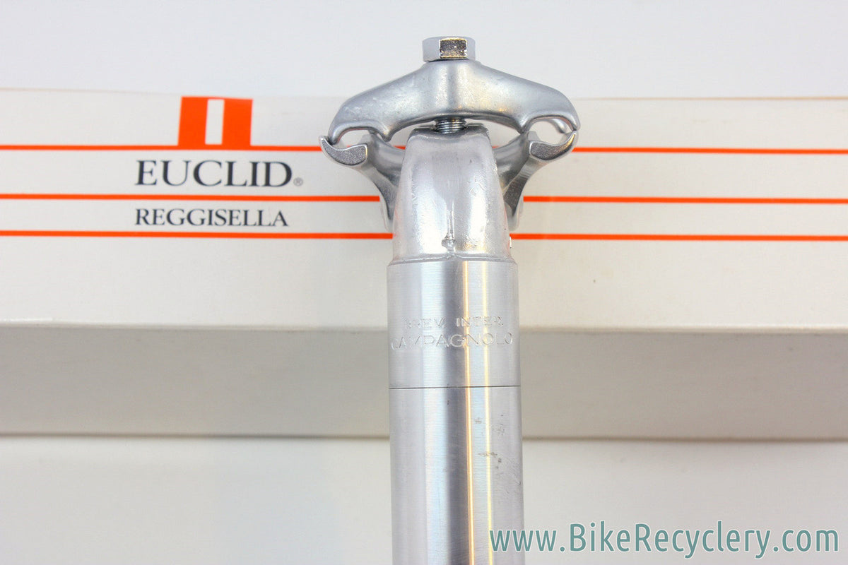 NIB/NOS Campagnolo Euclid Two Bolt Seatpost: Silver - 27.2mm x 325mm Long
