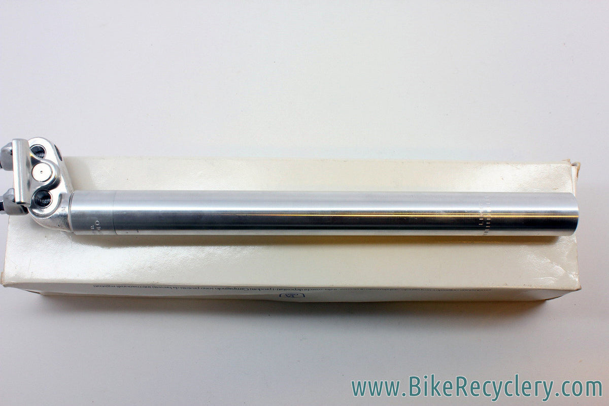 NIB/NOS Campagnolo Euclid Two Bolt Seatpost: Silver - 27.2mm x 325mm Long