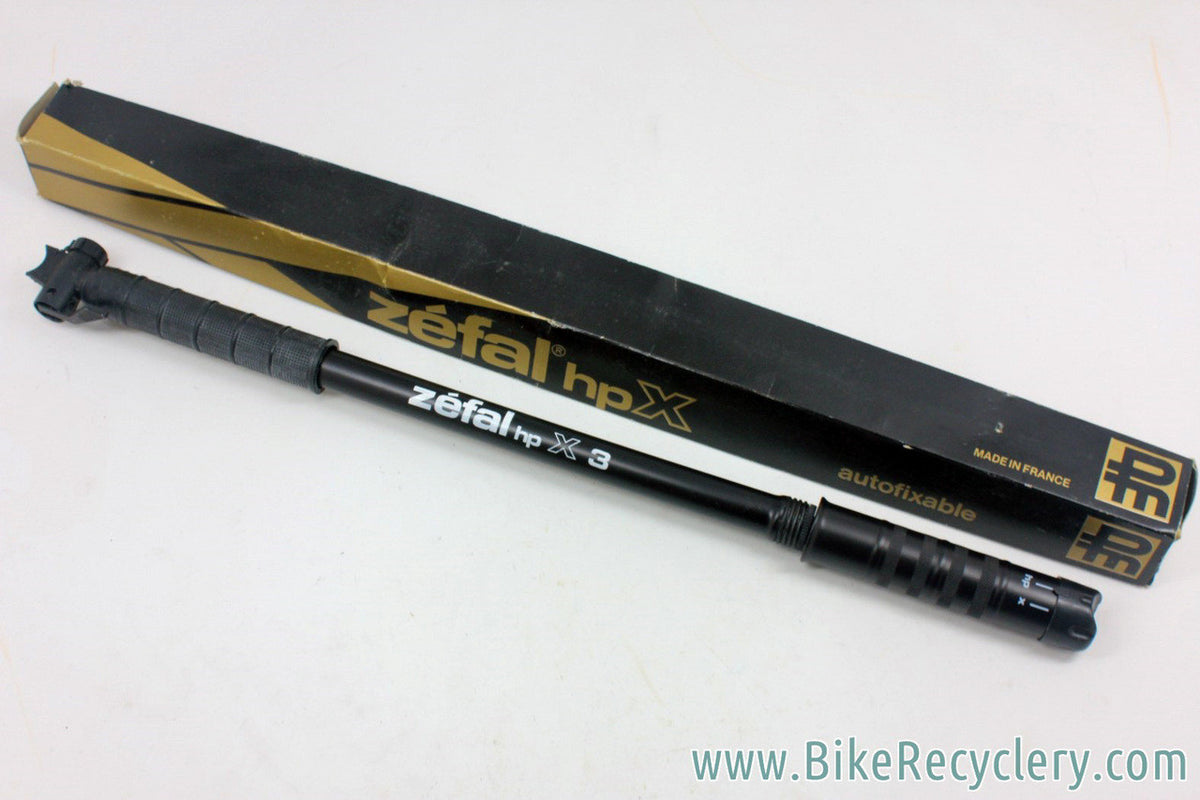 NIB/NOS Zefal HP X3 Frame Pump: Schraeder - Black - Size 3 - Fits 53.5cm to 58.5cm