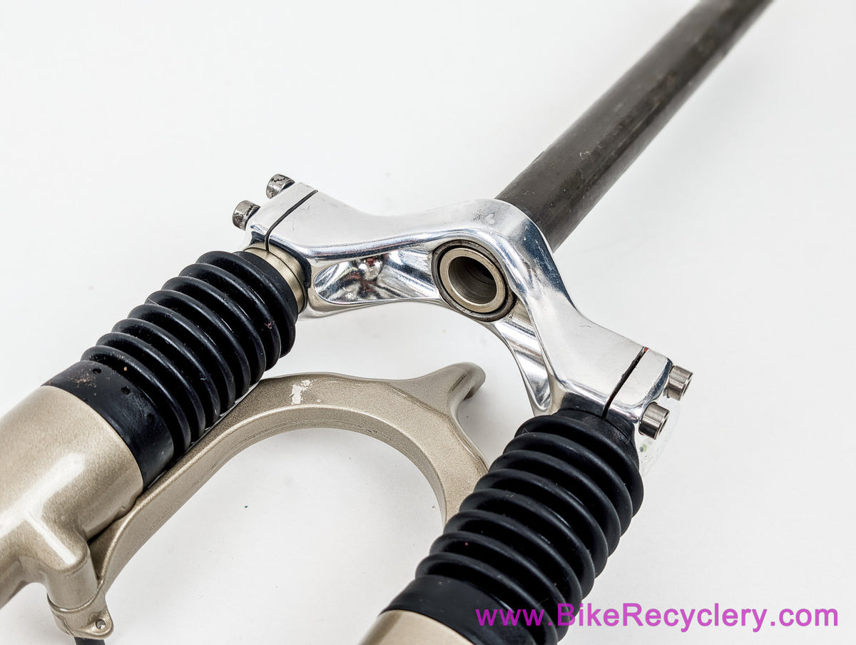 NIB/NOS 1995 Rockshox Judy XC Fork: 1 1/8" - 63mm - 26" - Champagne (PRISTINE & RARE)