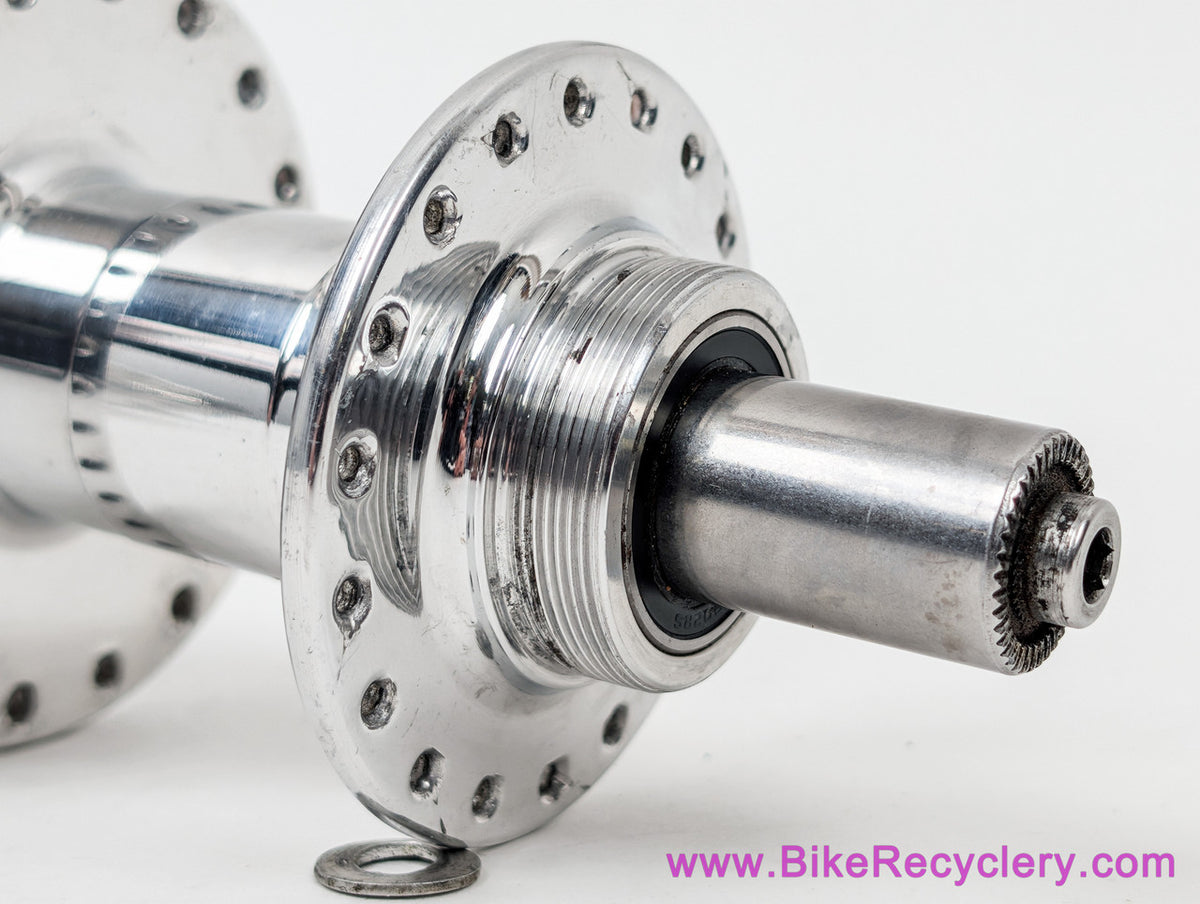 Phil Wood Classic High-Low Road Freewheel Hubset: 36H x 130mm - QR - Polished (EXC+)