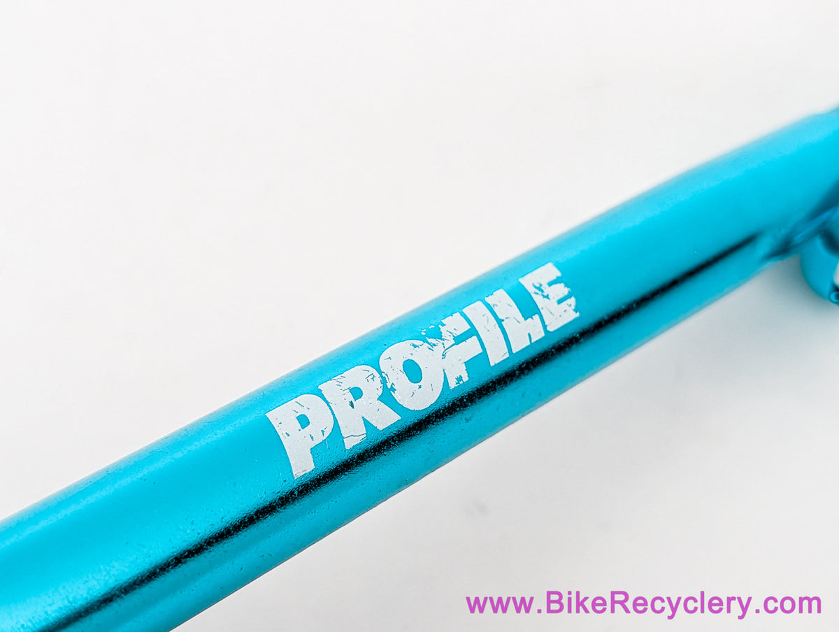 Profile Handlebar Cross Brace: Turquoise Ano - 9" - Vintage 1990s (Near Mint+)
