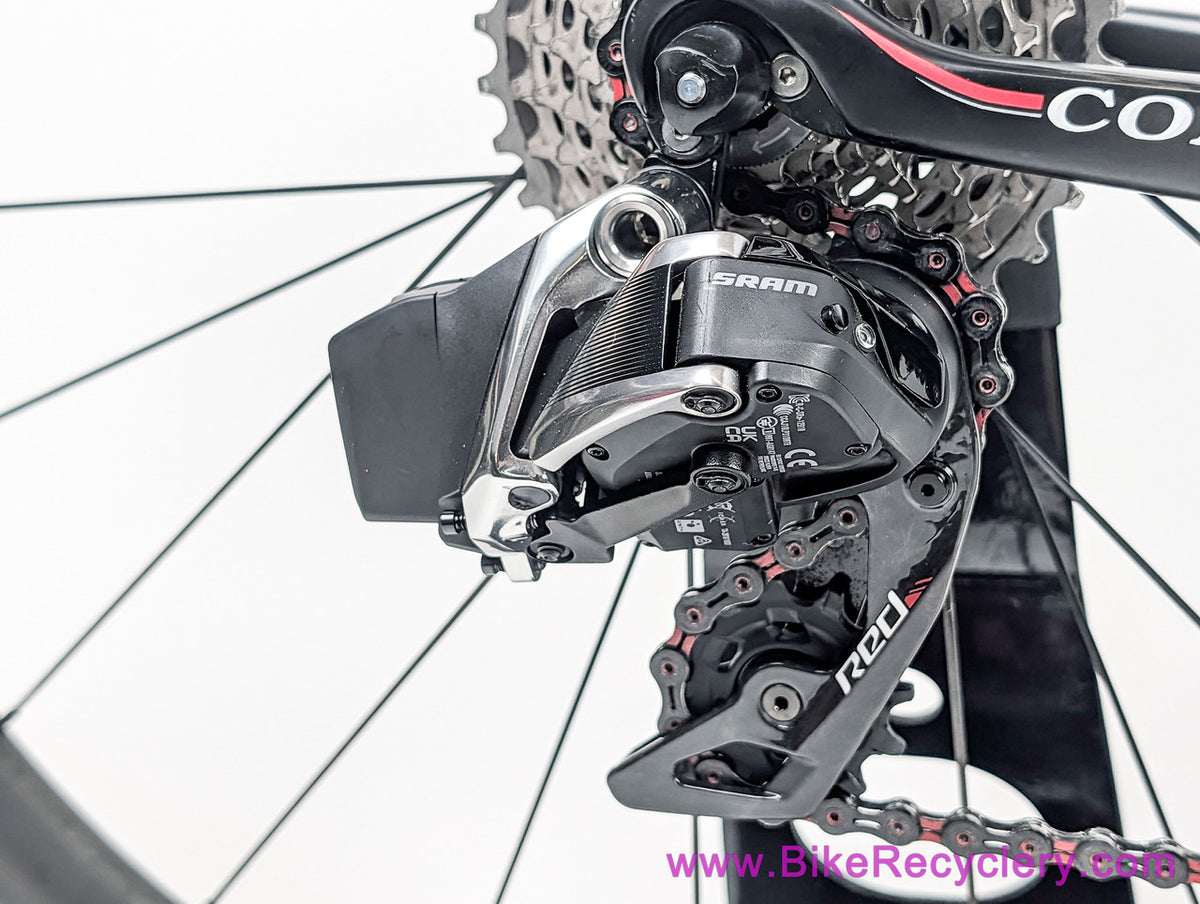 Colnago V1-R Ferrari Superbike Pro Build: RED eTap - EEbrakes - 14.7lbs - Ceramic Speed - HiFi EP30 - Quarq Dzero - 42s / 50cm (MINT, 3500 Miles))