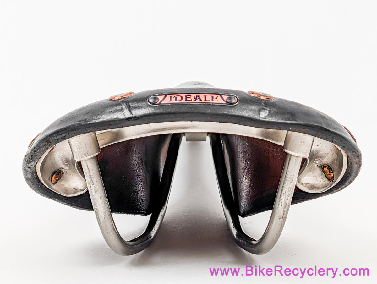 Ideale 90 TITANE Special Competition Saddle: Titanium Rails + Copper Rivets (Near Mint - Not Dry/cracking!)