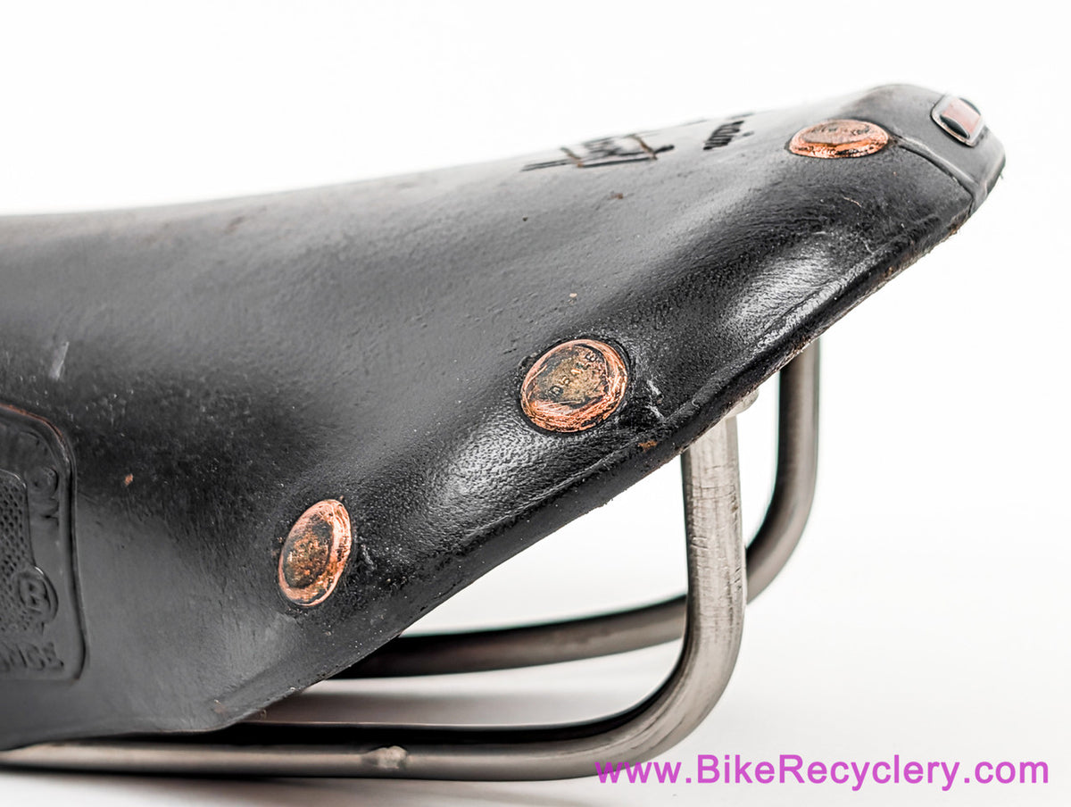 Ideale 90 TITANE Special Competition Saddle: Titanium Rails + Copper Rivets (Near Mint - Not Dry/cracking!)