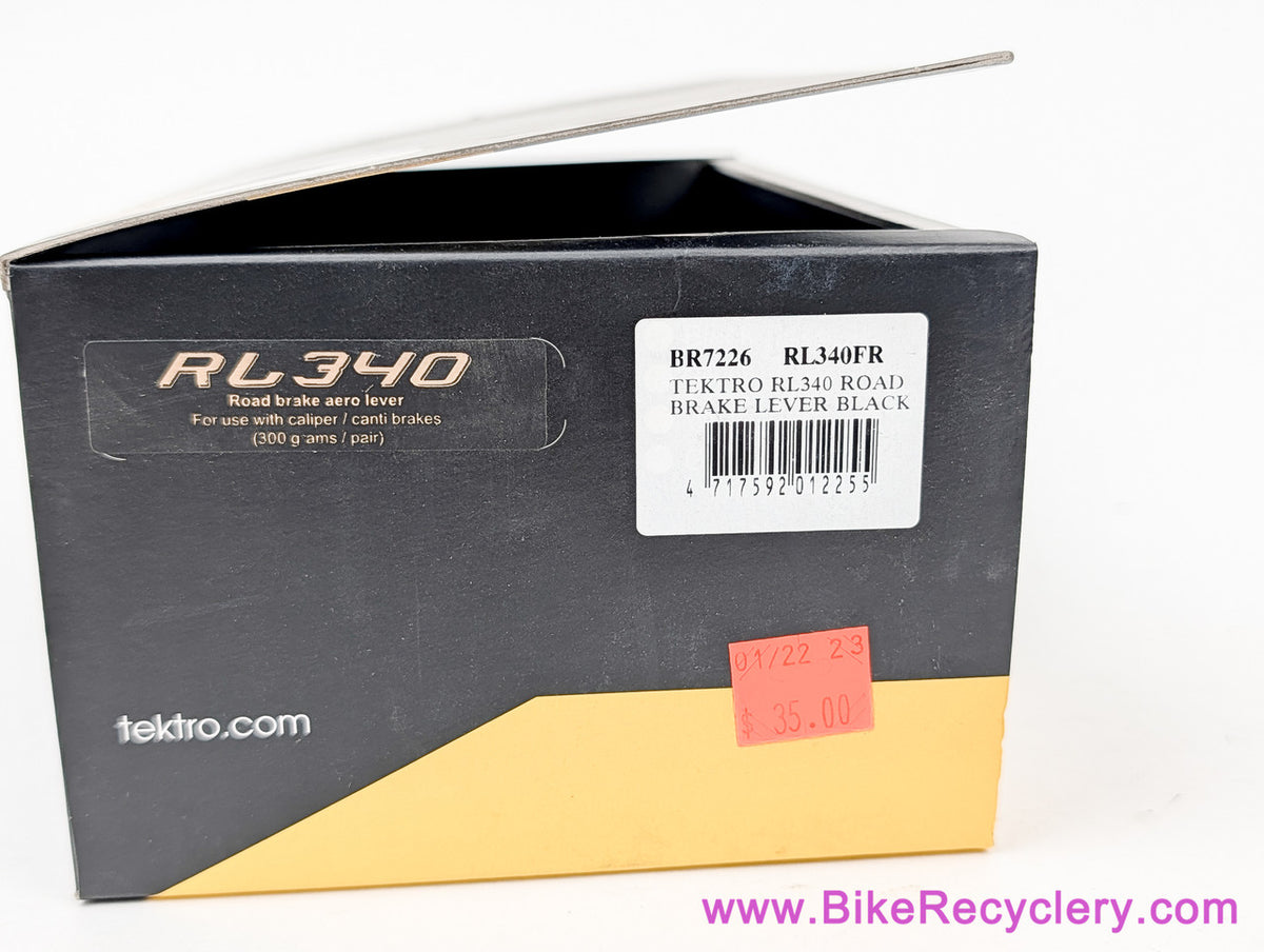 Tektro RL520 Road Brake Levers: Short Pull - Black (NEW)