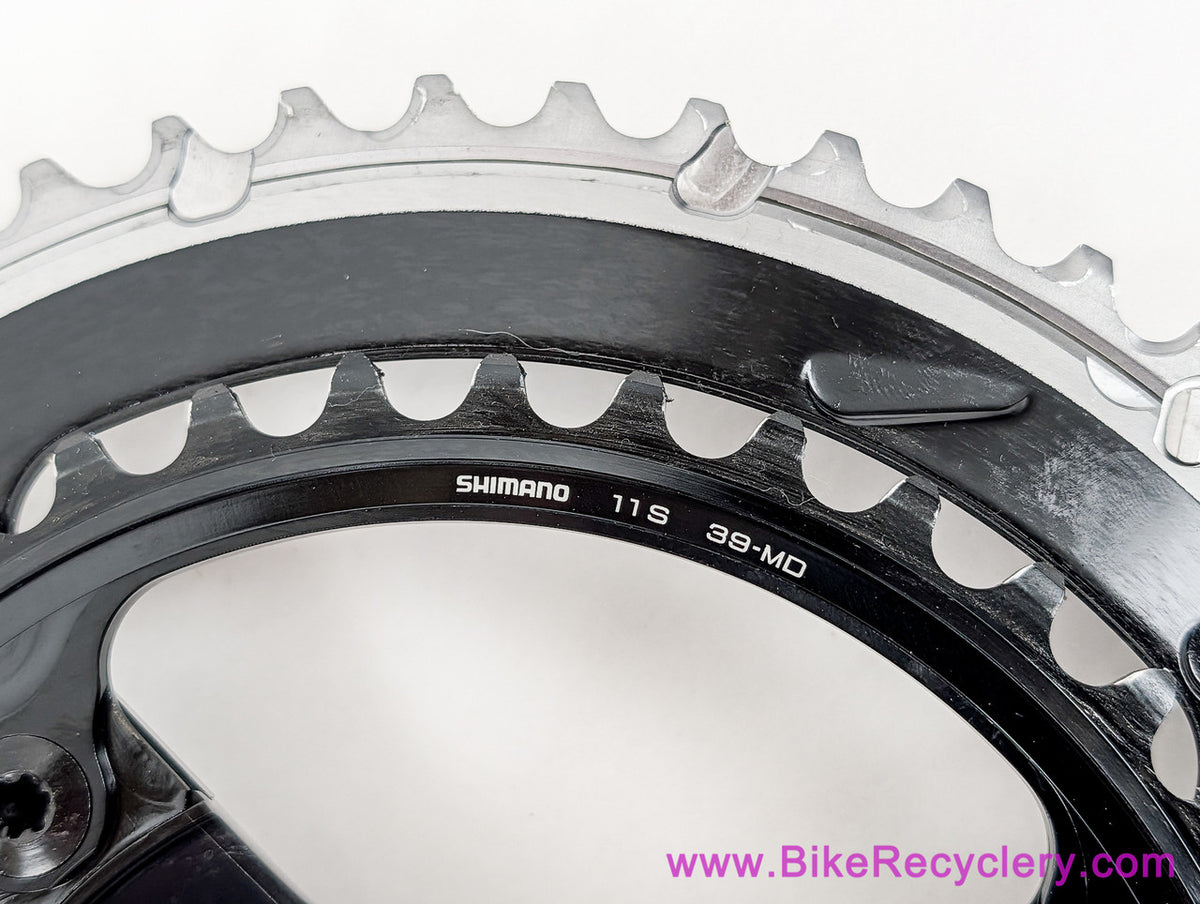 Shimano Dura Ace FC-9000 Double Crankset: 172.5mm x 53/39t - BB (Near New <50mi)