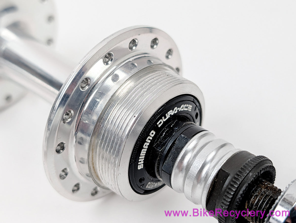 Shimano Dura Ace FH/HB -7400 Hubset: Freewheel - 32H x 126mm - QR Skewers (MINT <50 Miles))