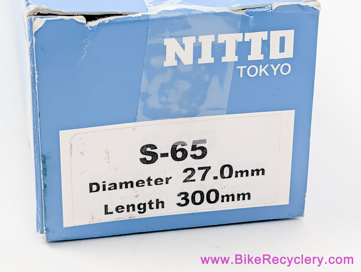 Nitto S65 Crystal Fellow Seatpost: 27.0mm x 300mm (NEW)