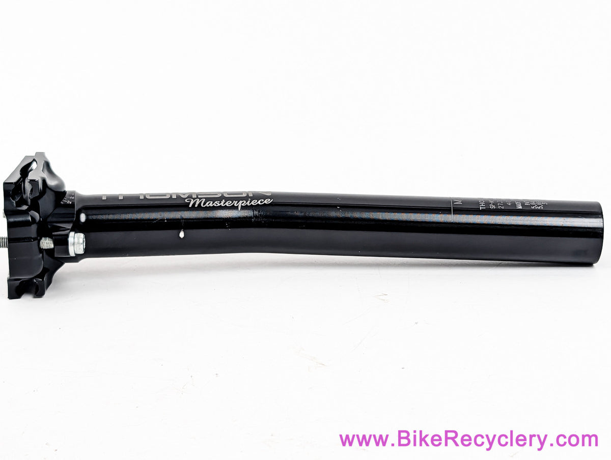 Thompson Masterpiece Setback Seatpost: 27.2mm x 240mm - Black (LOW MILES Near Mint+)
