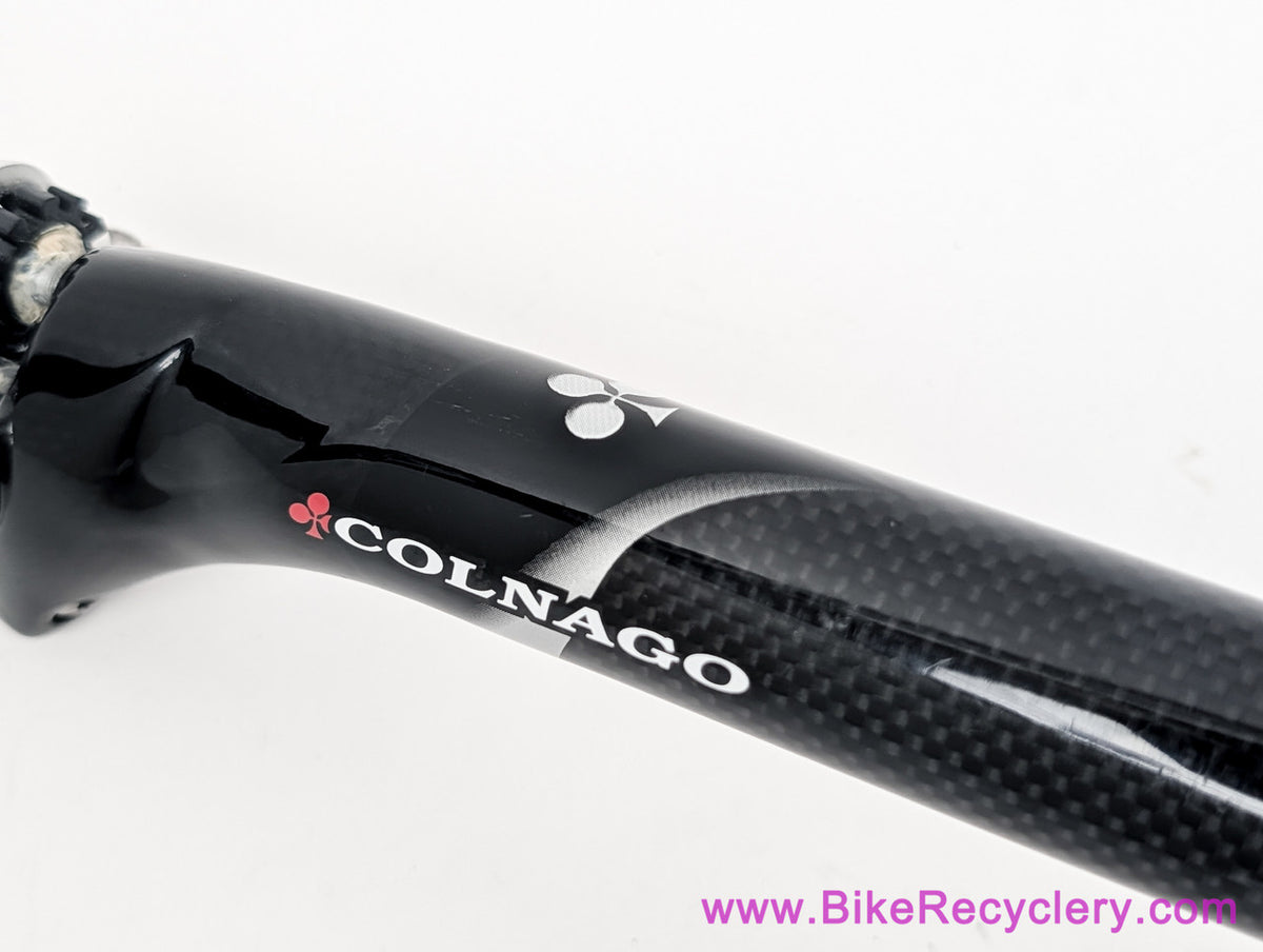 Colnago Carbon Seatpost: 31.6mm x 350mm - Setback (Barely Used Near Mint+)