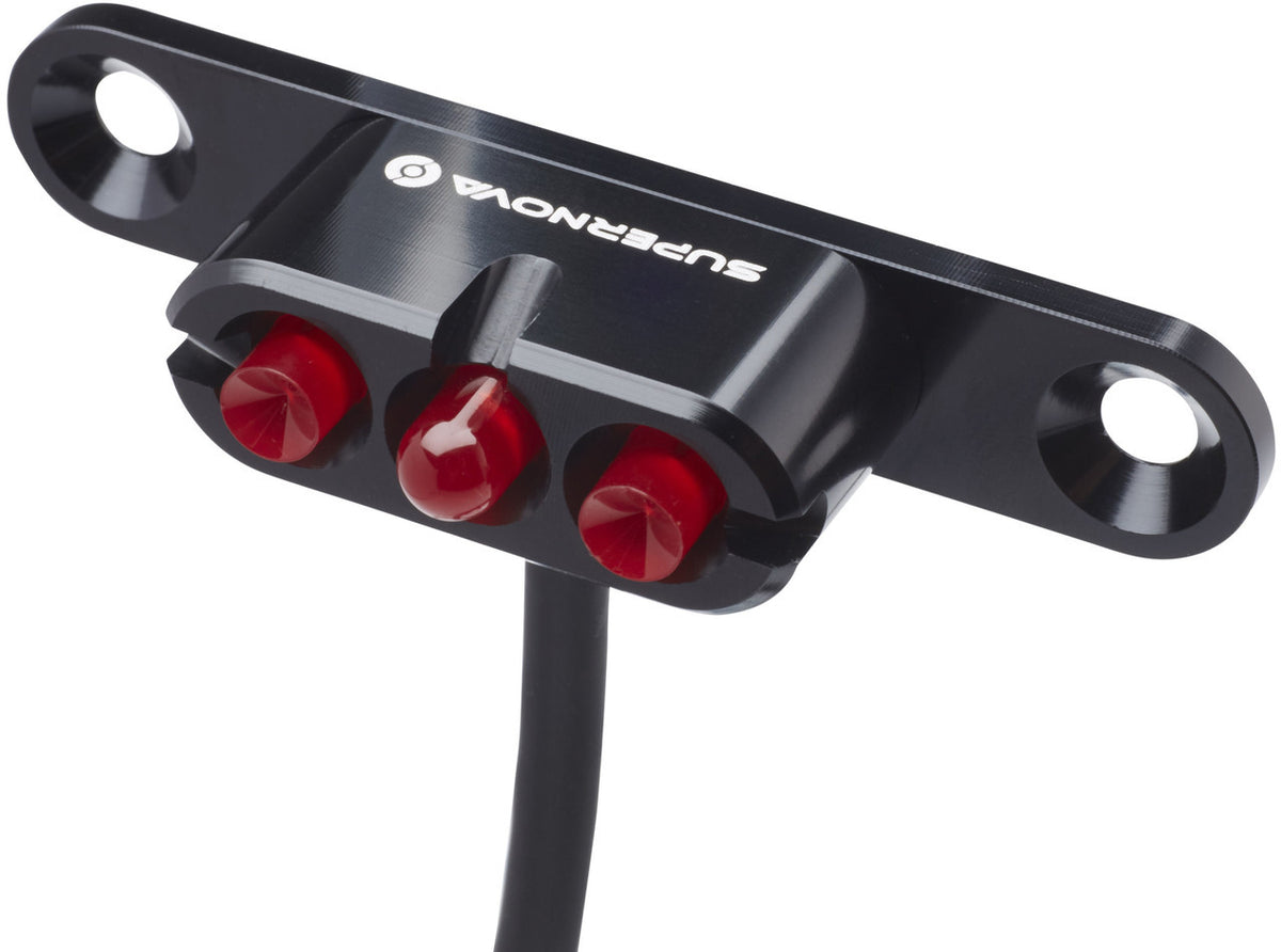 Supernova E3 2 Taillight: Rack / Bridge Mount - Black (NEW)