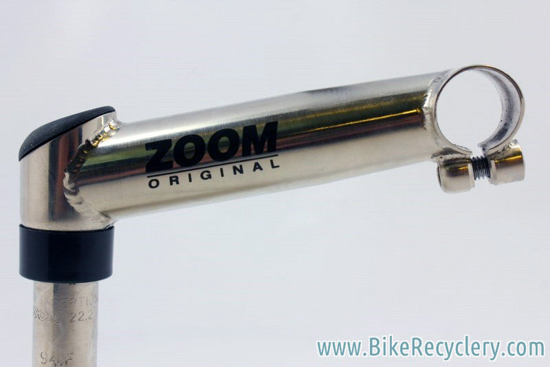 1990's MTB Zoom Quill Stem: Silver, 140mm x 25.4mm MINT