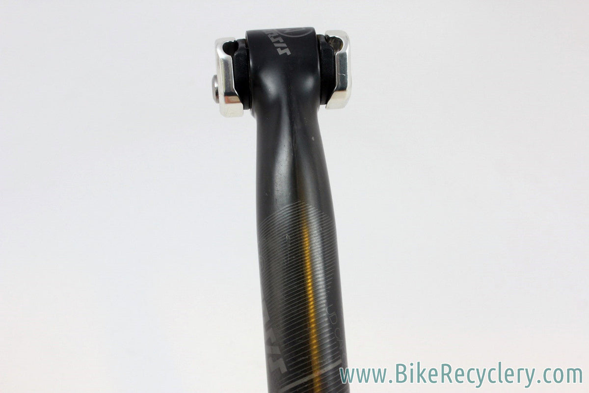 Pro Tharsis Carbon Seatpost: 31.6mm x 360mm, 197g, Black, 10mm Setback