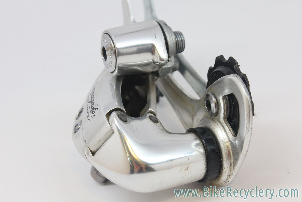 Vintage Campagnolo Racing T Rear Derailleur: 1st Gen 8-Speed Triple Long Cage, MINT (take off?)