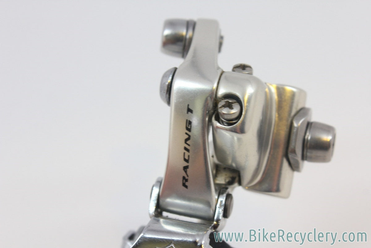 Vintage Campagnolo Racing T Front Derailleur: Braze On, Triple, 1st Gen 8-Speed MINT