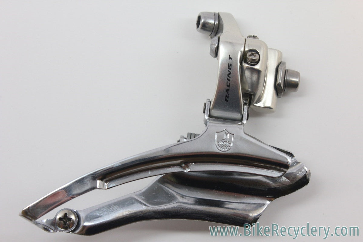 Vintage Campagnolo Racing T Front Derailleur: Braze On, Triple, 1st Gen 8-Speed MINT