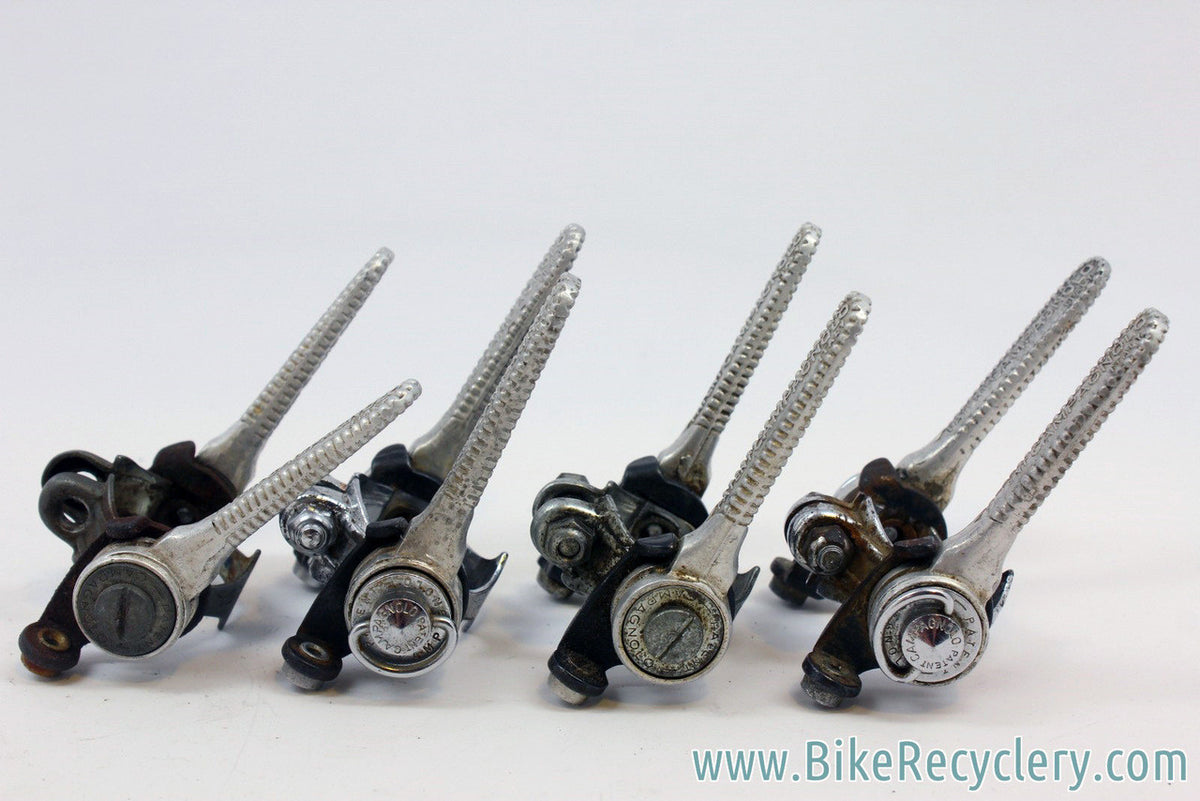 Campagnolo Clamp On Downtube Shifter LOT of 4: Cable Stops, 1960's/1970's/1980's