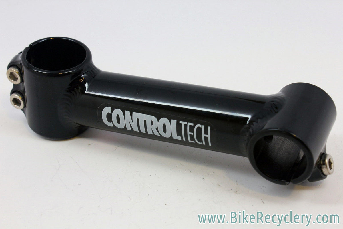 NOS Control Tech Threadless Stem: 1 1/4", 135mm x 25.4mm, Black, Vintage 1990's