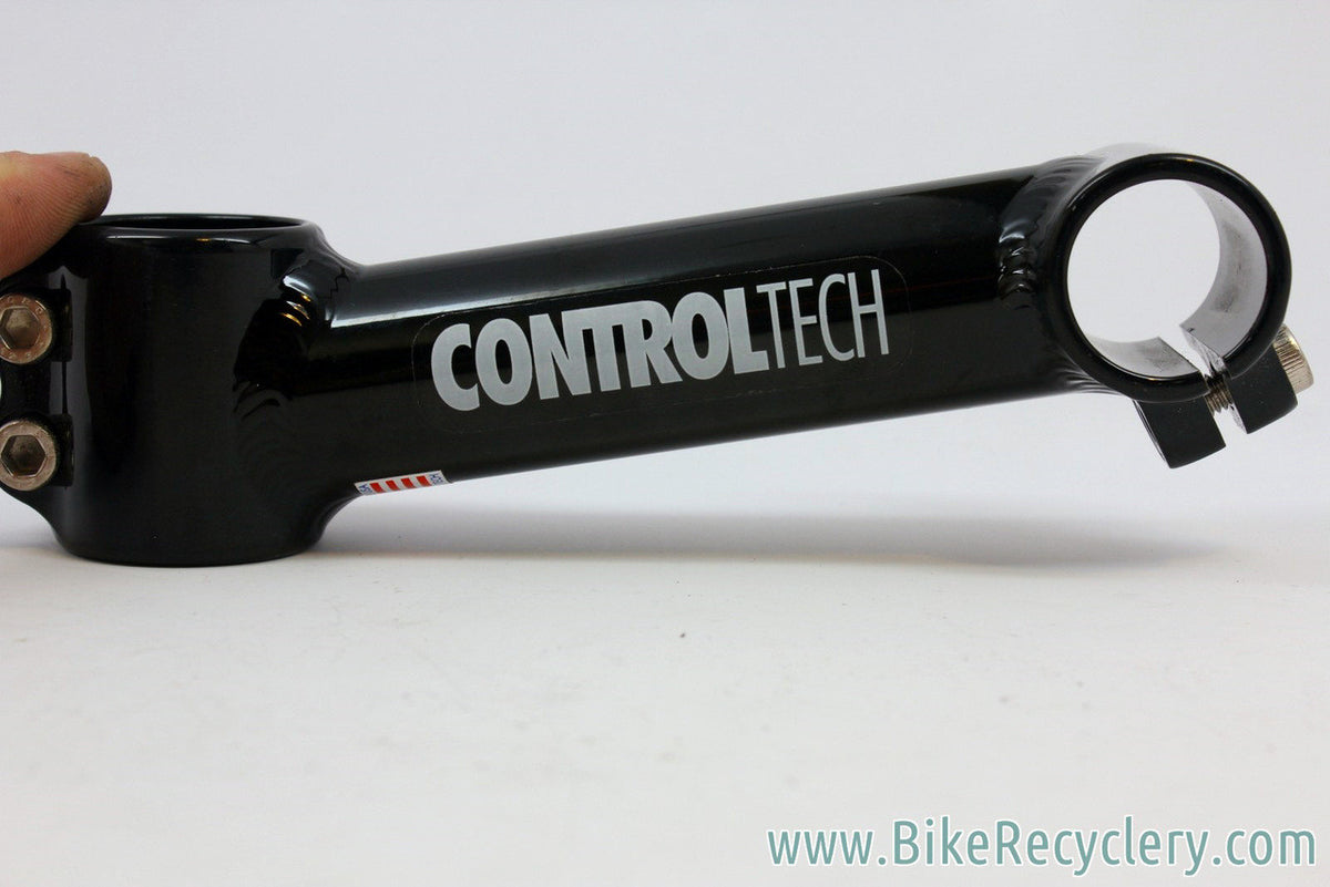 NOS Control Tech Threadless Stem: 1 1/4", 135mm x 25.4mm, Black, Vintage 1990's