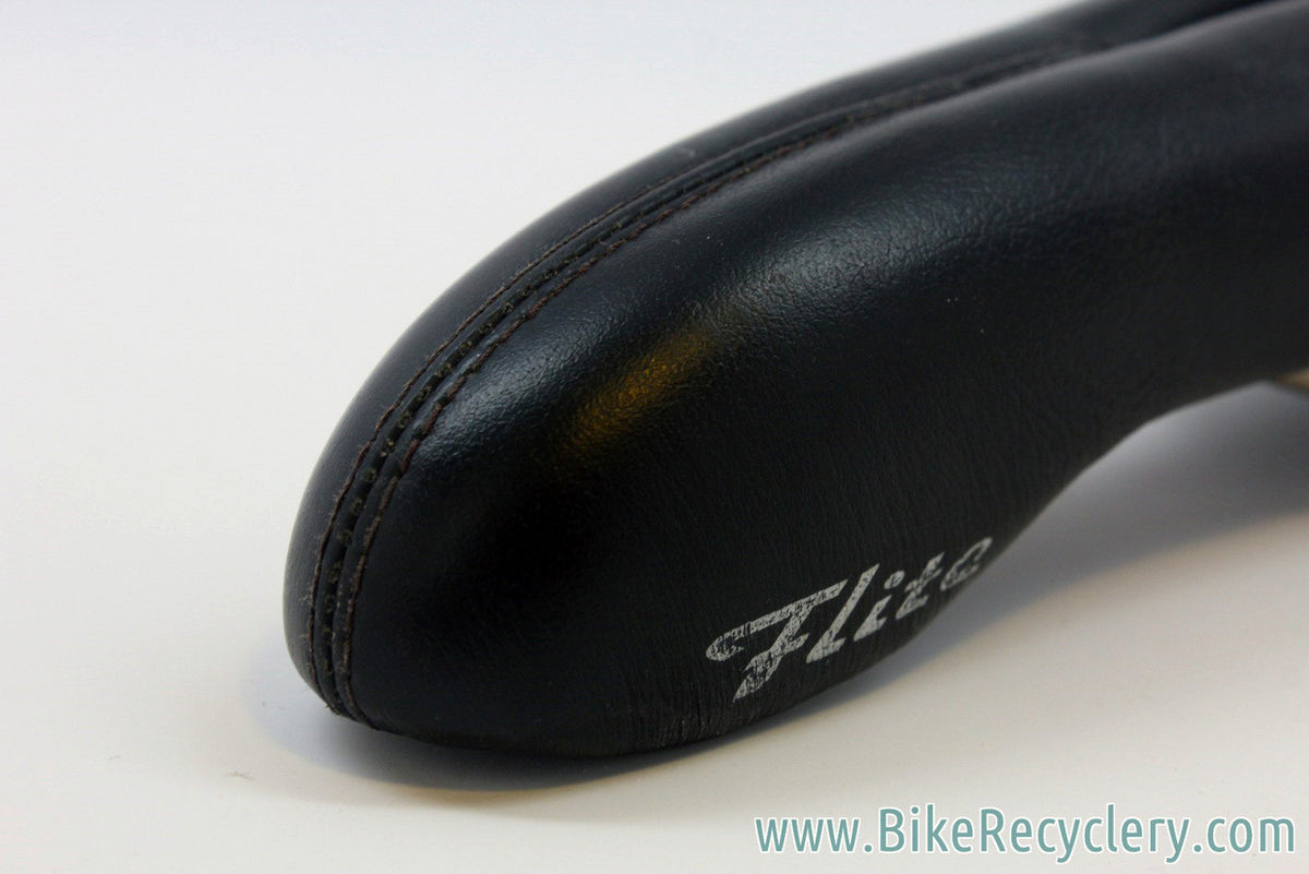 Selle Italia Flite Trans Am Titanium Saddle: Cutout, Black EXC+