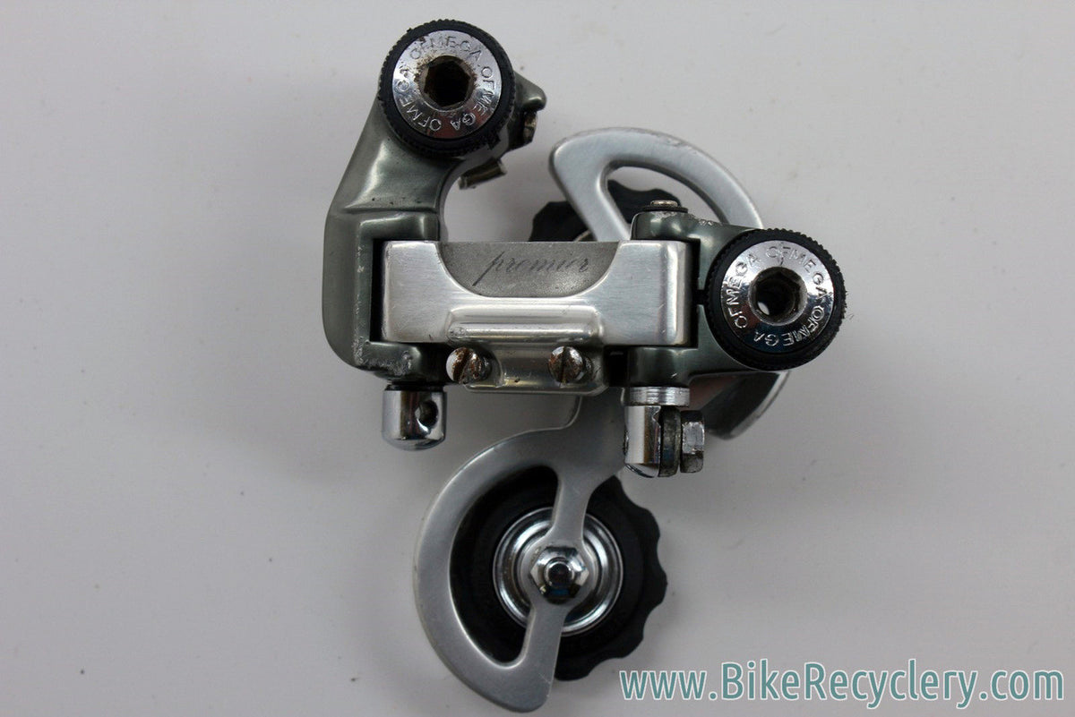 Ofmega Premier Rear Derailleur: Bianchi Edition, Rare, EXC+
