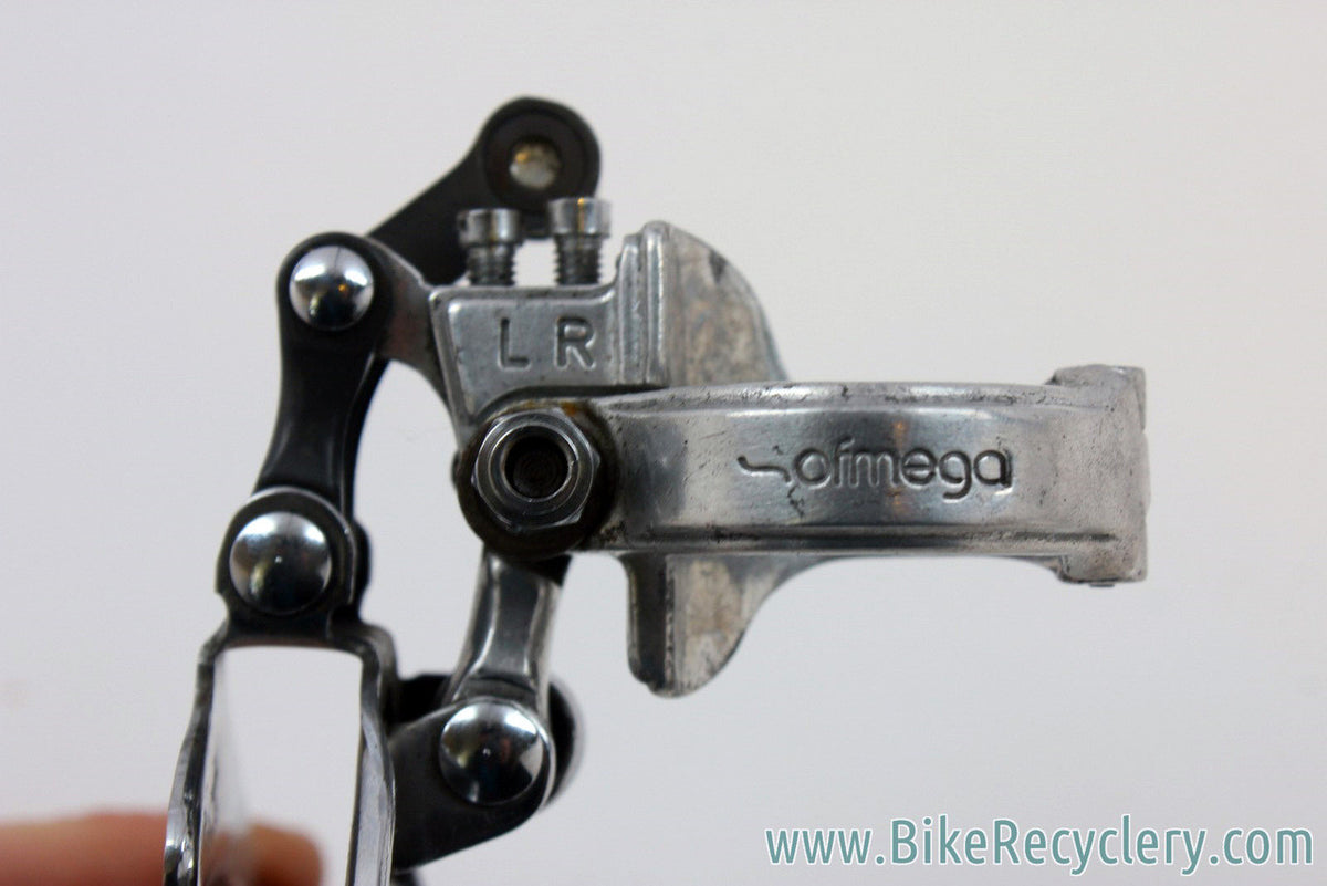 Ofmega Premier Front Derailleur: Bianchi Edition, Rare, 28.6mm