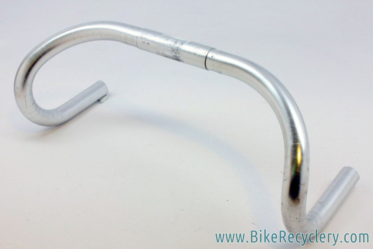 Cinelli Criterium Road / Pista Drop Handlebars: 65-40, 40cm x 26.4mm, Silver Alloy