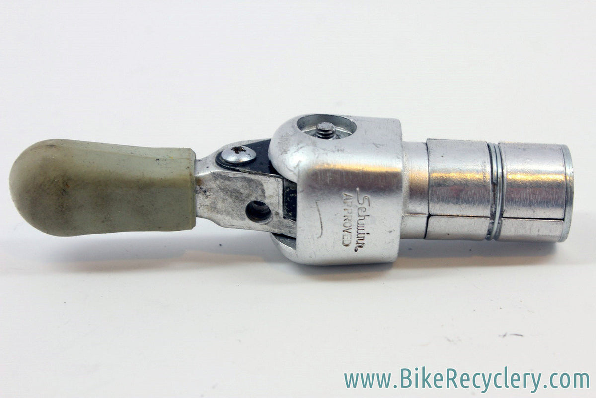 Schwinn Approved Barcon Bar End Shifter: Retro-Friction, White