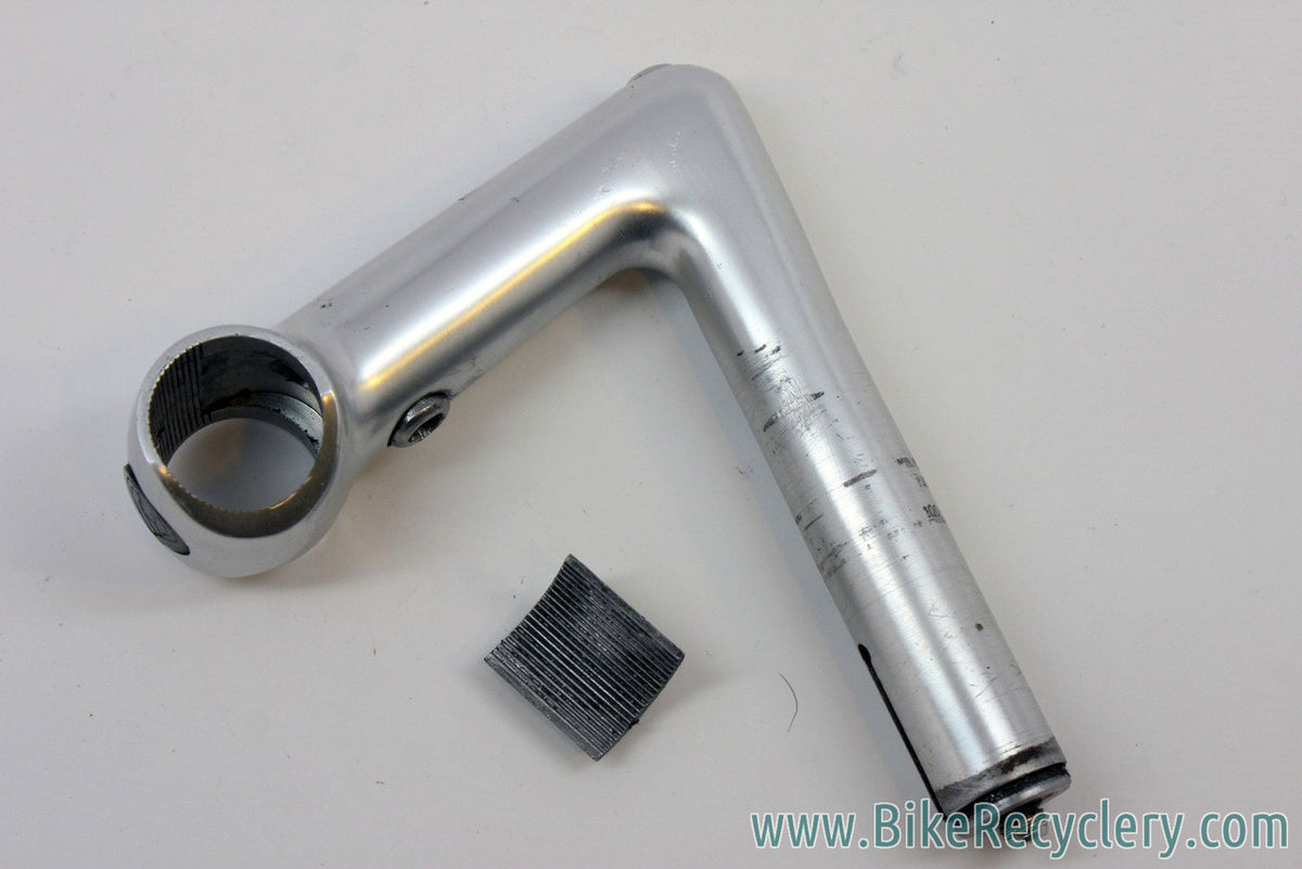 Cinelli 1R Quill Stem w/ Hidden Bolt: Silver, 100mm x 26.4